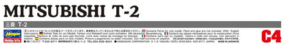 HASEGAWA 1/72 Mitsubishi T-2 J.A.S.D.F. Super-Sonic Advance Jet Trainer Plastic Model- Japan Figure Store - #1 Bring To You The Best Japanese Goods