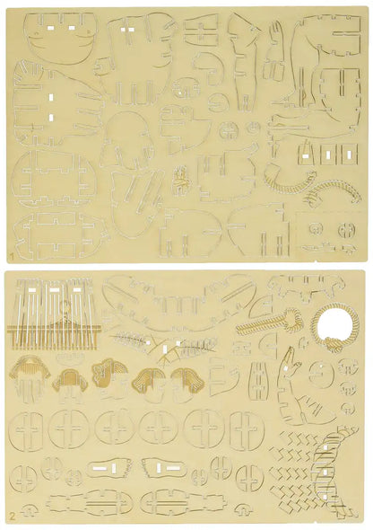 Azone Wooden Art Ki-Gu-Mi ~Kigumi~ Yokozuna Unryu Type- Japan Figure Store - #1 Bring To You The Best Japanese Goods