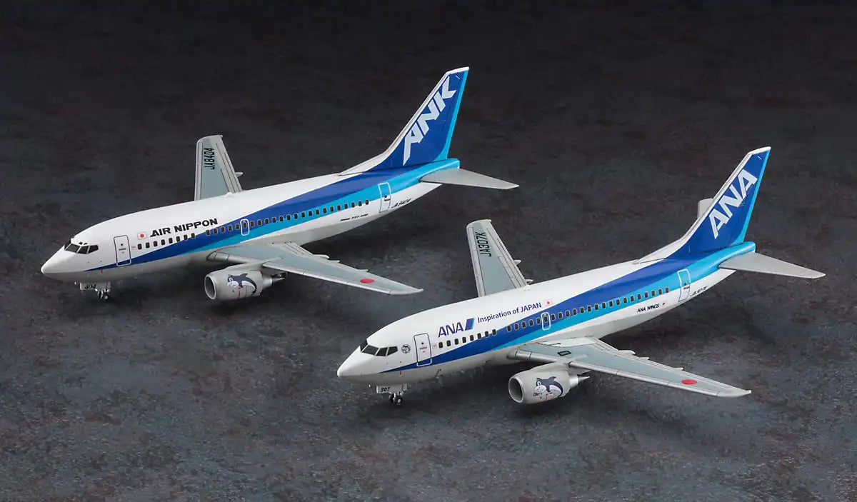 HASEGAWA 10839 Ana Boeing 737-500 Super Dolphin 1995/2020 1/200 Scale Kit- Japan Figure Store - #1 Bring To You The Best Japanese Goods
