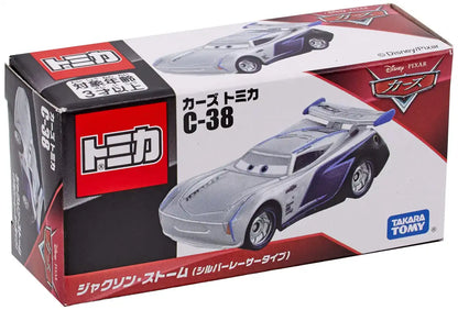 Takara Tomy Tomica C-38 Disney Cars Jackson Storm (Silver Racer Type) Disney Car Models- Japan Figure Store - #1 Bring To You The Best Japanese Goods