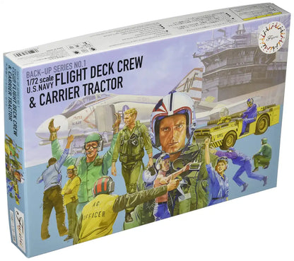FUJIMI 1/72 Us Navy Flight Deck Crew & Md-3 Plastic Model- Japan Figure Store - #1 Bring To You The Best Japanese Goods