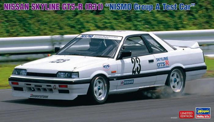 Hasegawa 1/24 Nissan Skyline Gts-R R31 Nismo Group A Test Car Plastic Car Kit- Japan Figure Store - #1 Bring To You The Best Japanese Goods