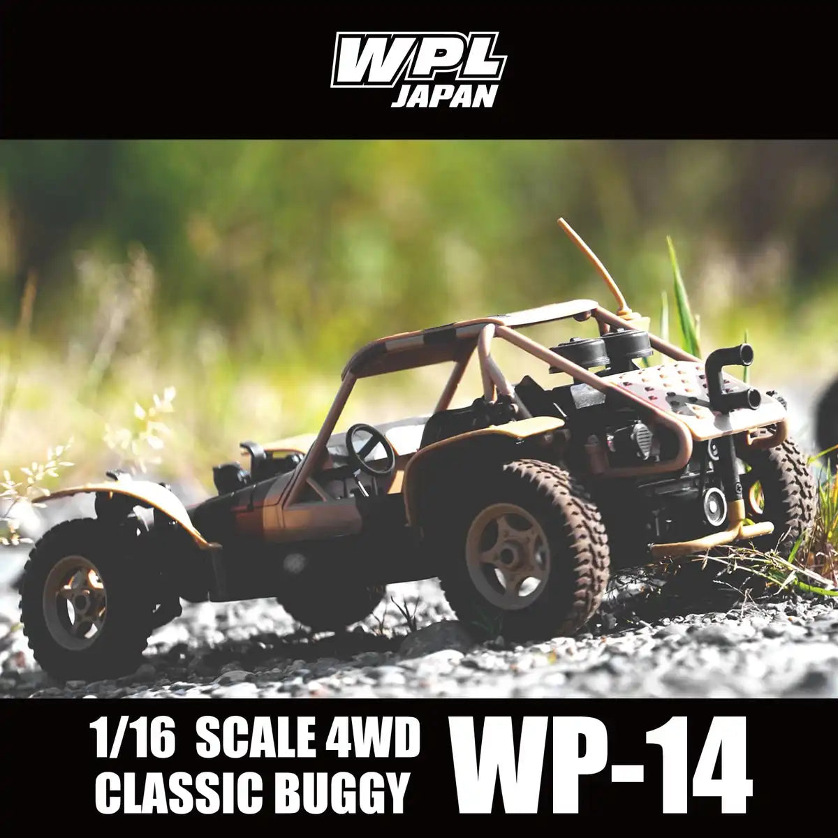Raywood 1/16 Scale 4WD Classic Buggy RC Car with Battery - Yellow- Japan Figure Store - #1 Bring To You The Best Japanese Goods