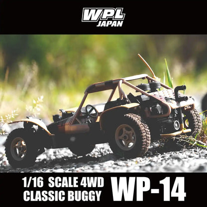 Raywood 1/16 Scale 4WD Classic Buggy RC Car with Battery - Yellow- Japan Figure Store - #1 Bring To You The Best Japanese Goods