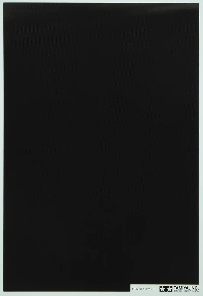 TAMIYA 12680 Carbon Pattern Decal Set Plain Weave/Extra Fine- Japan Figure Store - #1 Bring To You The Best Japanese Goods