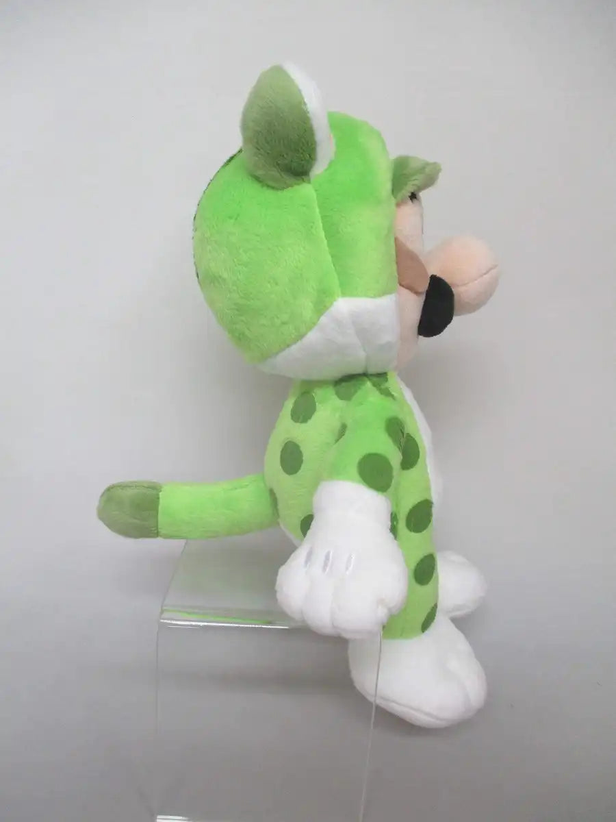 Sanei Boeki Super Mario 3D World Neko Luigi Plush Toy 18cm Sitting Height- Japan Figure Store - #1 Bring To You The Best Japanese Goods