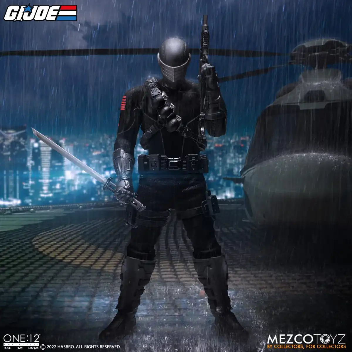 Mezco One:12 Collective GI Joe Snake Eyes 1/12 Action Figure Deluxe Edition- Japan Figure Store - #1 Bring To You The Best Japanese Goods