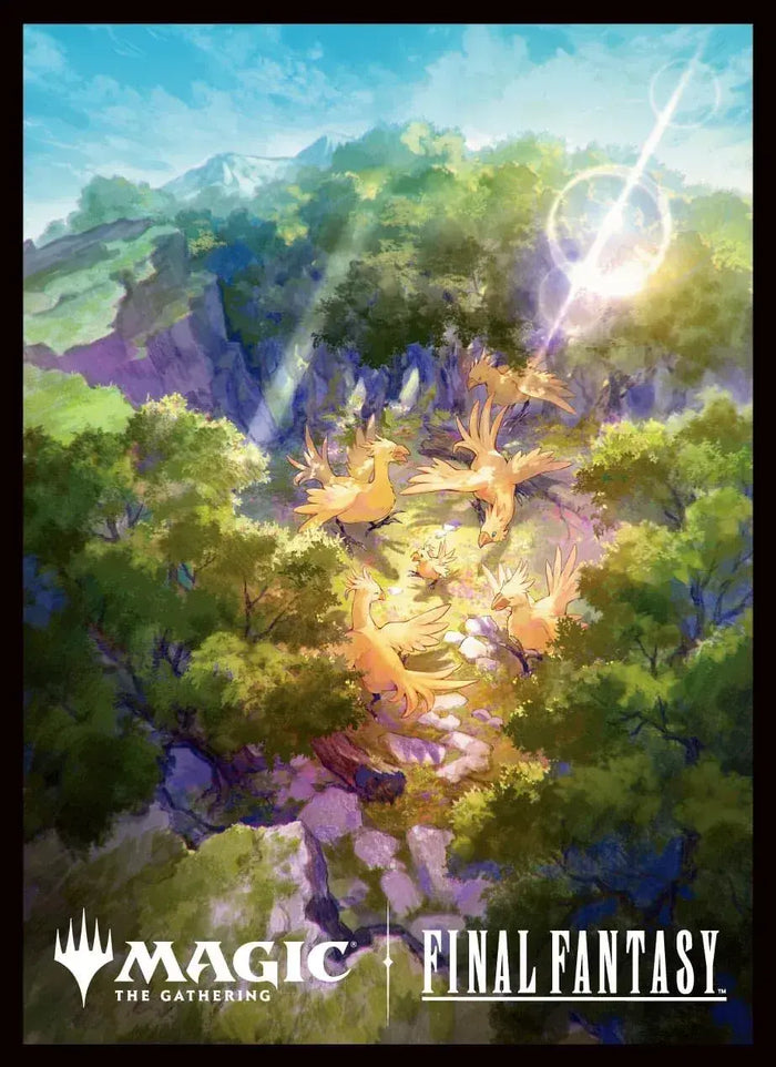 Ensky MTG Final Fantasy Chocobo Card Sleeves Plains Bundle