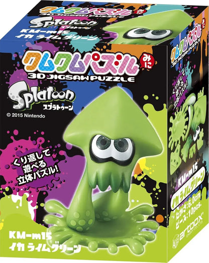Ensky Splatoon Squid 3D Puzzle Lime Green 10 Pieces