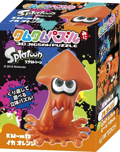 Ensky Splatoon Squid Orange 3D Puzzle 10 Pieces