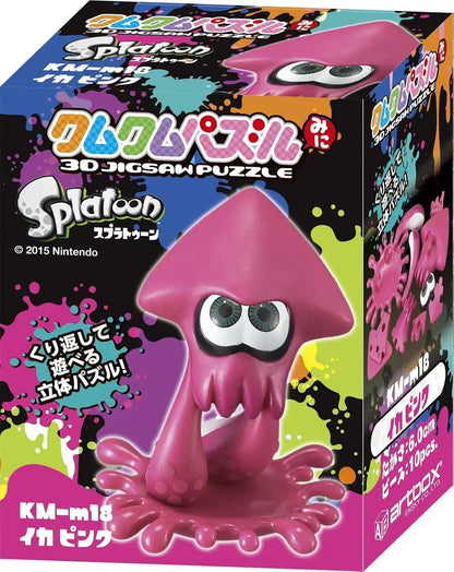 Ensky Splatoon Squid Pink 3D Puzzle 10 Pieces