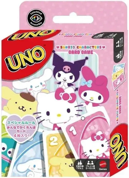 Ensky Uno Sanrio Characters Card Game Set