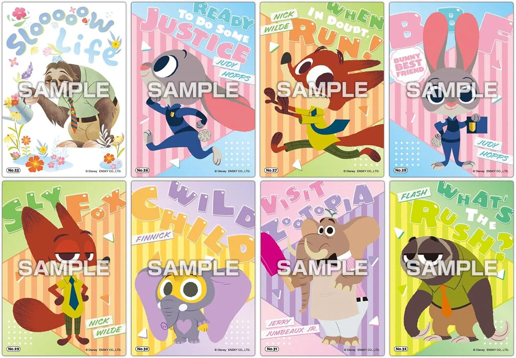 Ensky Zootopia Clear Card Collection Gum First Press Limited Box