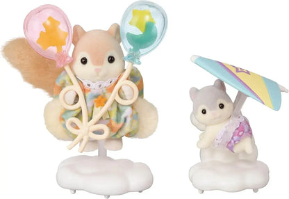 Epoch Sylvanian Families Flying Squirrel Siblings Doll Set