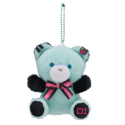 Eyeup Piapro Characters Petit Bear Mascot Plush Keychain - Hatsune Miku - 4546598561906