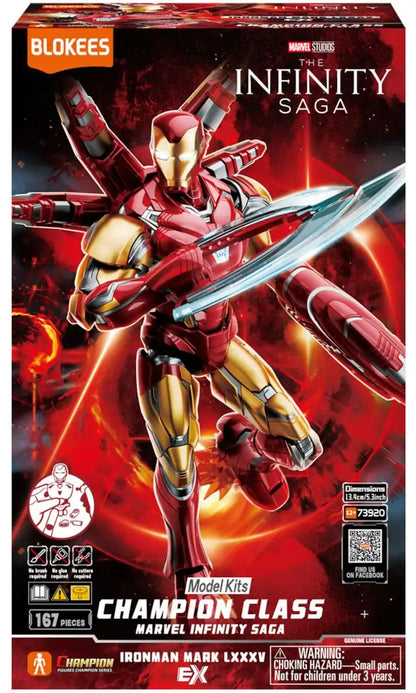 Doyusha Marvel Infinity Iron Man Mark 85 Ex Model Kit - 135mm Tall
