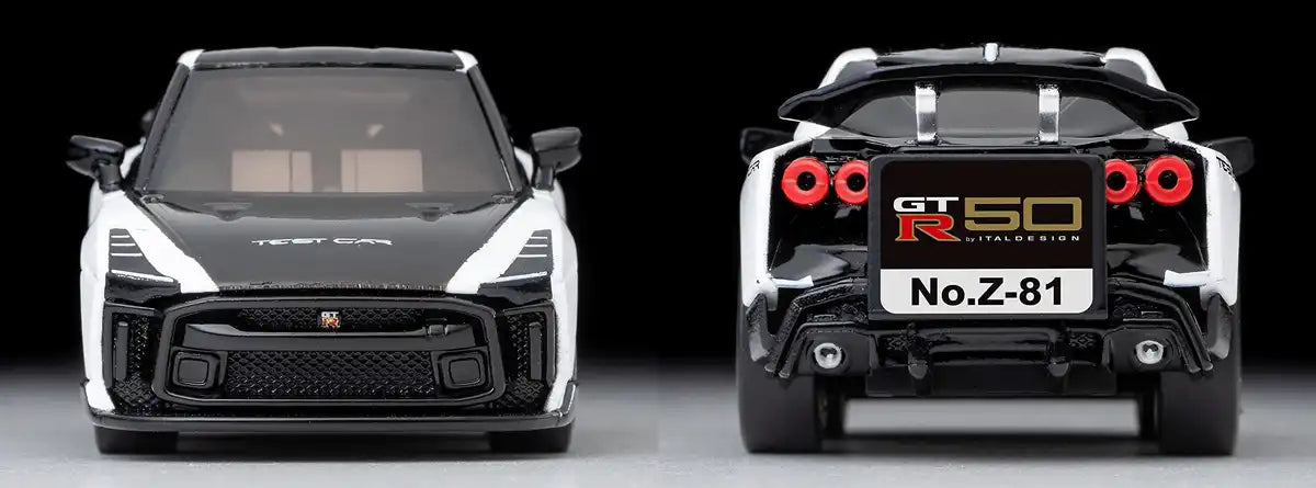 Tomytec Choroq Zero Z-81A Nissan GT-R50 White Finished Product- Japan Figure Store - #1 Bring To You The Best Japanese Goods