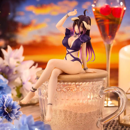Furyu Overlord Noodle Stopper Figure - Albedo Dark Purple Version