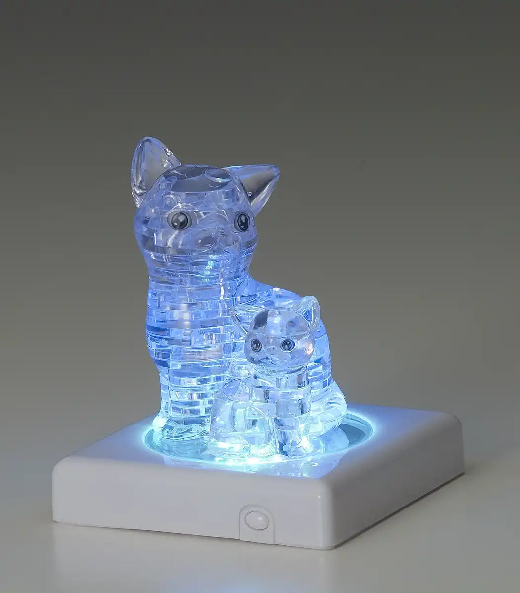 Beverly Crystal 3D Puzzle 50155 Cat Animal 3D Puzzles Crystal Jigsaw Puzzle- Japan Figure Store - #1 Bring To You The Best Japanese Goods