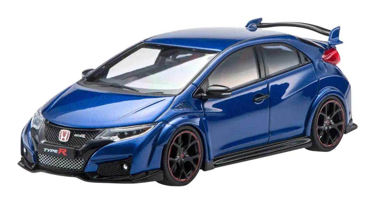 EBBRO 45355 Honda Civic Type R 2015 Brilliant Sporty Blue Metallic 1/43 Scale- Japan Figure Store - #1 Bring To You The Best Japanese Goods