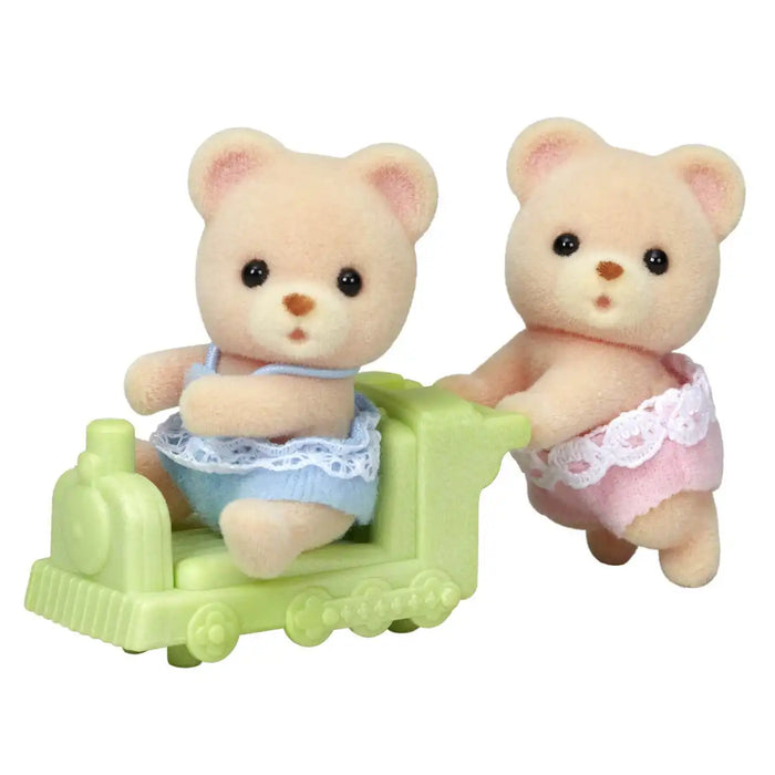 Epoch Sylvanian Families Twin Bears Doll St Mark Certified Age 3+ Toy Dollhouse- Japan Figure Store - #1 Bring To You The Best Japanese Goods