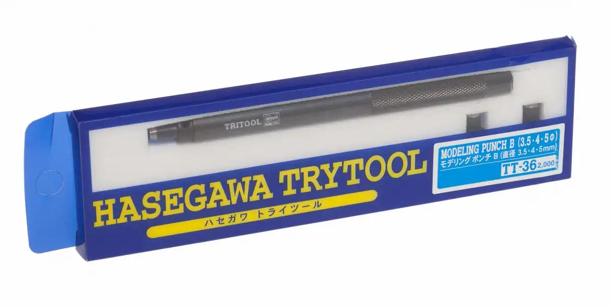 Hasegawa Try Tool Modeling Punch B - 3.5-5mm Diameter Plastic Model Tool TT36- Japan Figure Store - #1 Bring To You The Best Japanese Goods