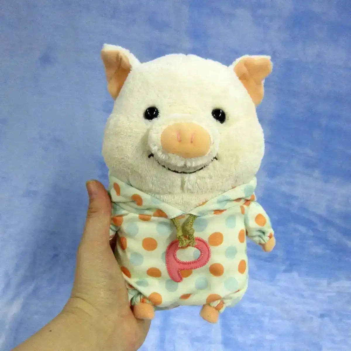 NAITO DESIGN Plush Doll Pu-Ton Polka Dot Hoodie S- Japan Figure Store - #1 Bring To You The Best Japanese Goods