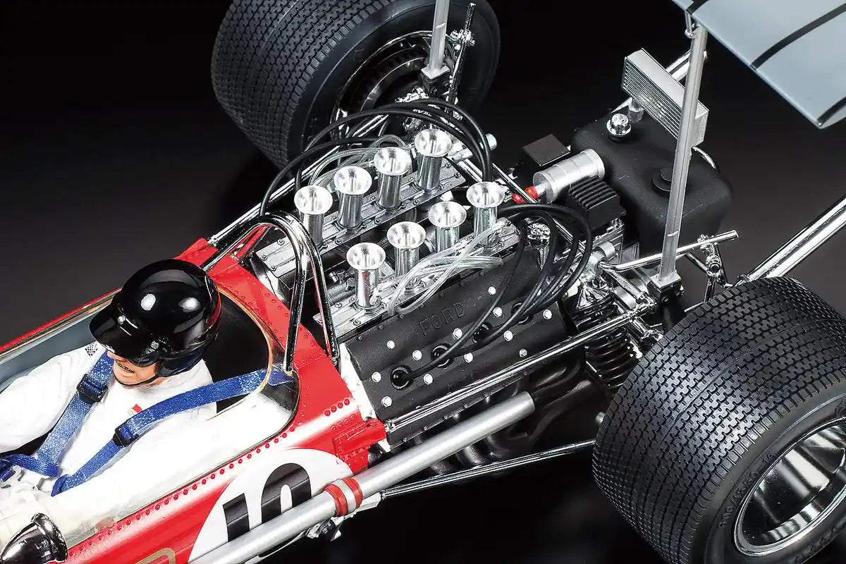 TAMIYA 12053 Team Lotus Type 49B 1968 With Photo Etched Parts 1/12 Scale Kit- Japan Figure Store - #1 Bring To You The Best Japanese Goods