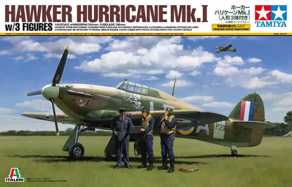 TAMIYA 37011 Hawker Hurricane Mk.I W/3 Figures 1/48 Scale Kit- Japan Figure Store - #1 Bring To You The Best Japanese Goods