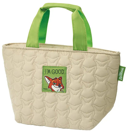 Skater Disney Zootopia Nick Insulated Lunch Bag 30x12x18cm Quilted Design