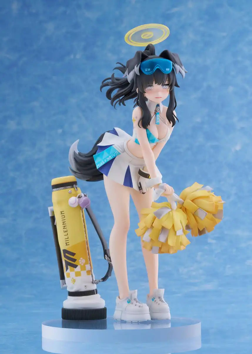 シルベスター フィギュア GOLDENHEAD PLUS Nekozuka Hibiki Cheerleader 1/7 Scale Figure Blue