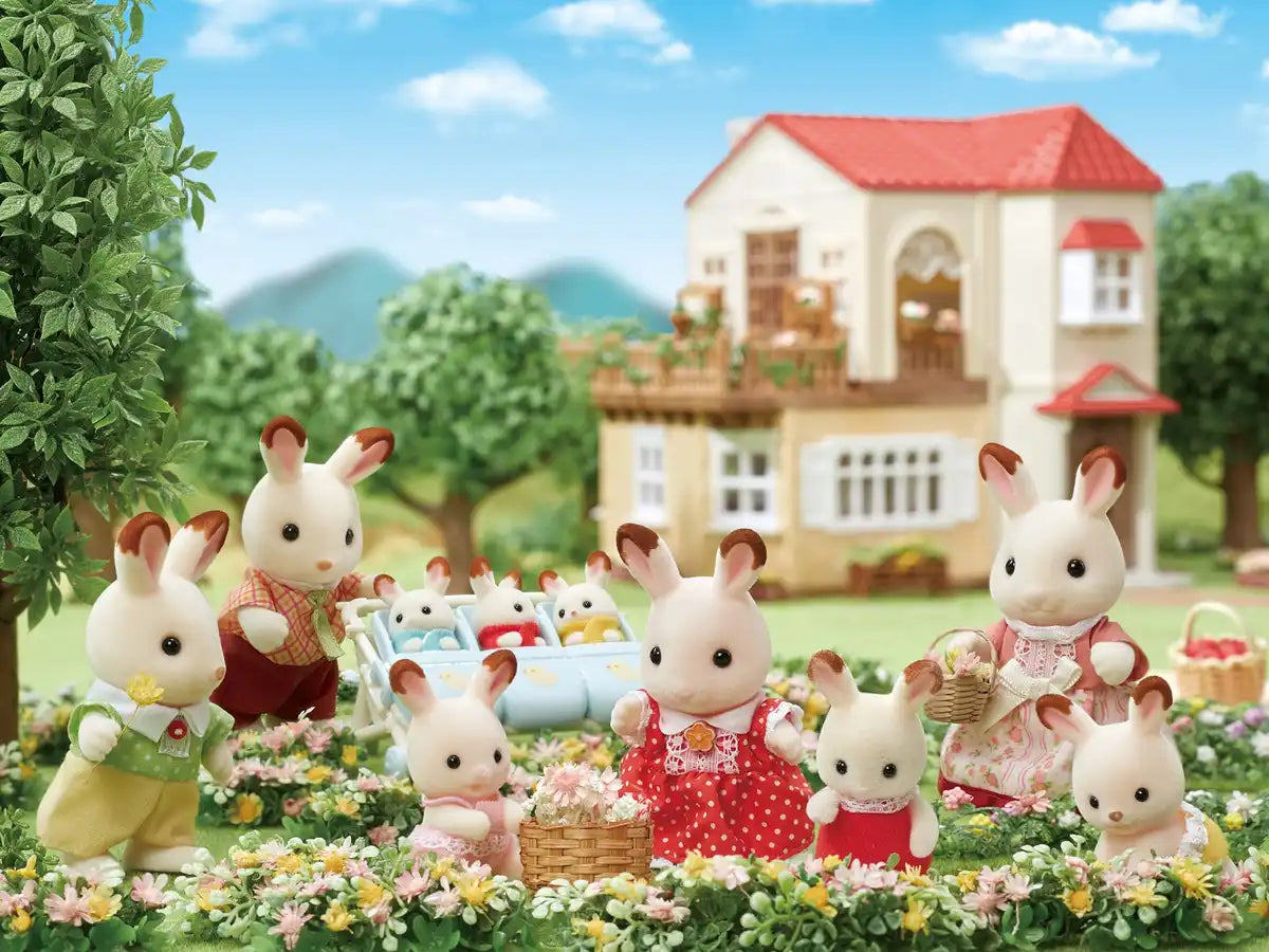 Epoch Sylvanian Families Chocolat Rabbit Doll | St Mark Certified Toy for 3 + Years- Japan Figure Store - #1 Bring To You The Best Japanese Goods