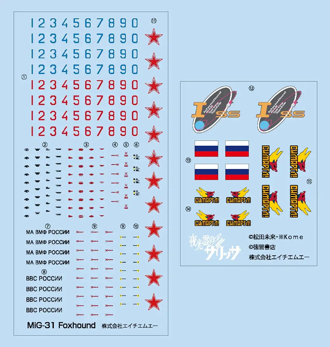 Hma Noctilucent Sarissa Mig-31 Semargl 1/144 Japan Plastic Model- Japan Figure Store - #1 Bring To You The Best Japanese Goods