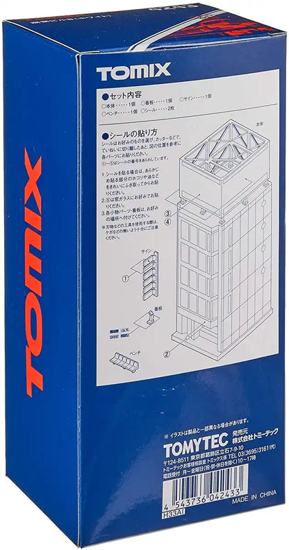 Tomytec Commercial Building B White Tomix N Gauge 4243 Railway Model Supplies- Japan Figure Store - #1 Bring To You The Best Japanese Goods
