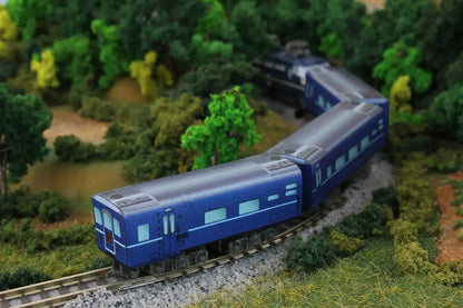 Rokuhan Z Gauge Shorty Blue Passenger Railway Model Car Sa007-1- Japan Figure Store - #1 Bring To You The Best Japanese Goods