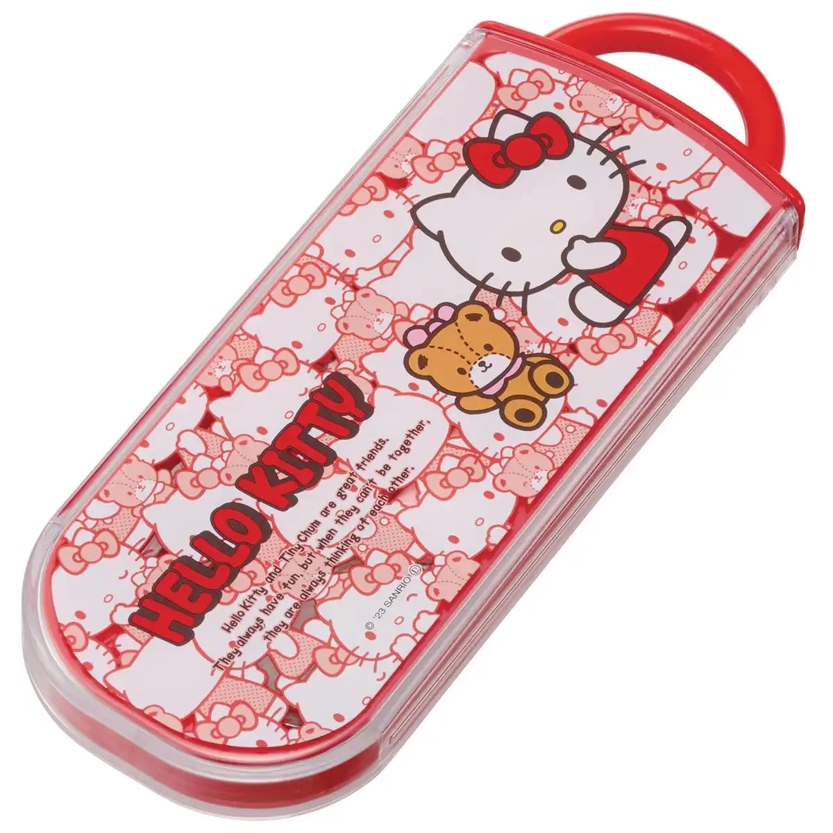 Skater Hello Kitty Lunch Box Trio Set for Kids with Cutlery – Made in Japan- Japan Figure Store - #1 Bring To You The Best Japanese Goods