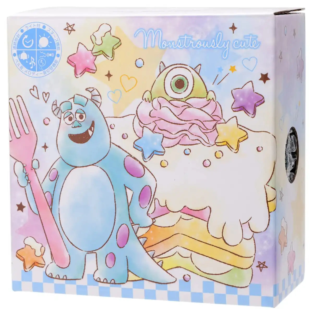 T'S FACTORY Disney Rice Ball Shaped Clock Colorful Dream/Monsters Inc.- Japan Figure Store - #1 Bring To You The Best Japanese Goods