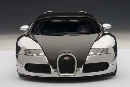 Autoart 1/18 Bugatti Veyron Diecast Model Car Black Aluminum Pur Sang- Japan Figure Store - #1 Bring To You The Best Japanese Goods