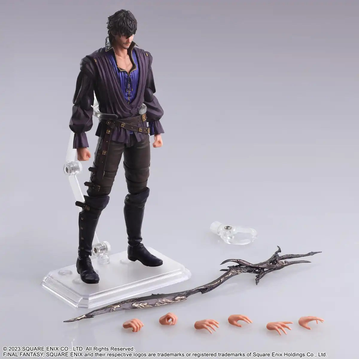 Square Enix Final Fantasy Xvi Barnabas Salm Pre-Painted Pvc Japan Action Figure- Japan Figure Store - #1 Bring To You The Best Japanese Goods