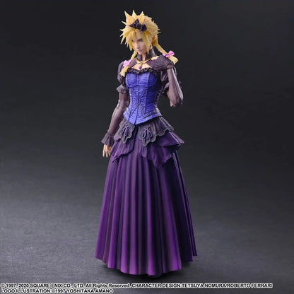 Square Enix Final Fantasy VII Remake Play Arts Kai Cloud Strife Dress Ver - Painted Action Figure- Japan Figure Store - #1 Bring To You The Best Japanese Goods