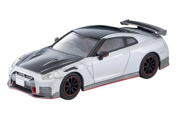 Tomytec Nissan GT-R NISMO 2022 Silver Model 1/64 Scale Vintage