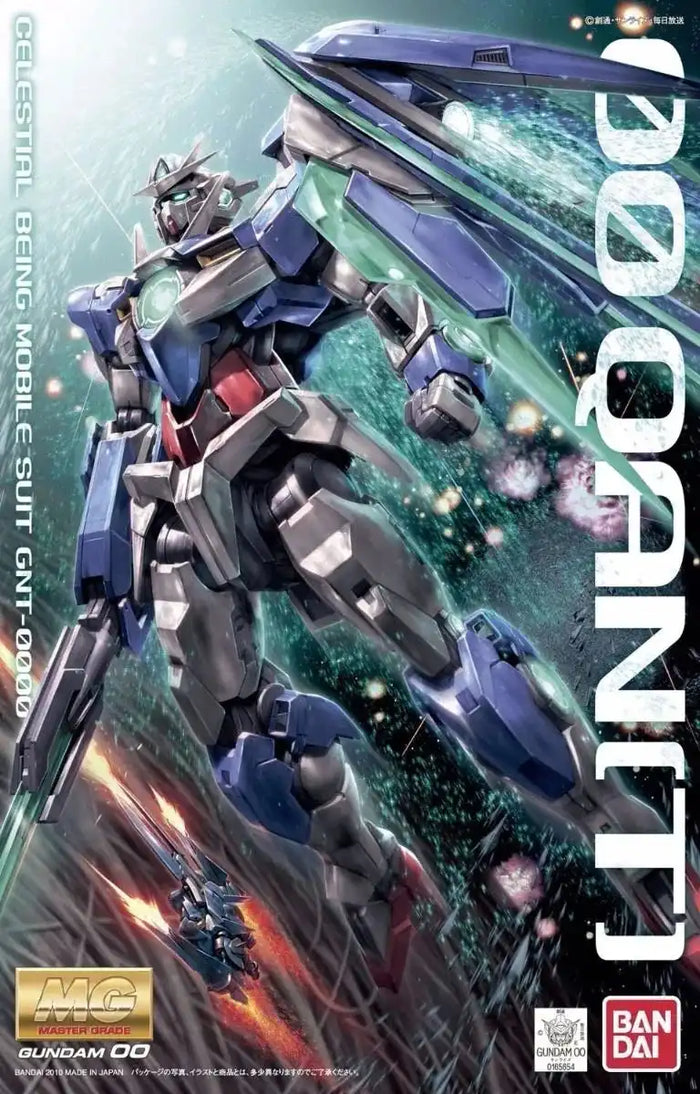 Bandai Mg 1/100 Gnt-0000 Oo Qant Plastic Model Kit Gundam 00 Movie - Japan Figure