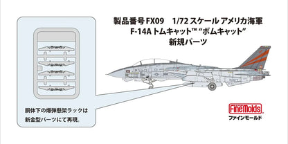 FineMolds 172 F14A Tomcat Bombcat Model Kit FX09