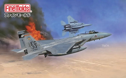 FineMolds F 15C Gulf War Plastic Model Kit 1 72