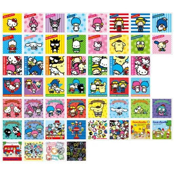 Ensky Sanrio Characters Sparkly Sticker Collection