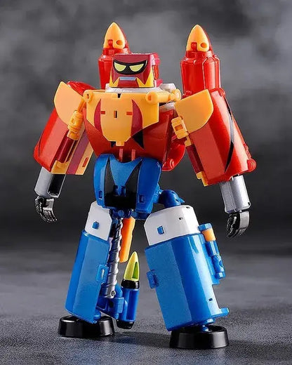 Freeing Getter Robo G Dynamic Change Plastic Painted Figure 4.9in
