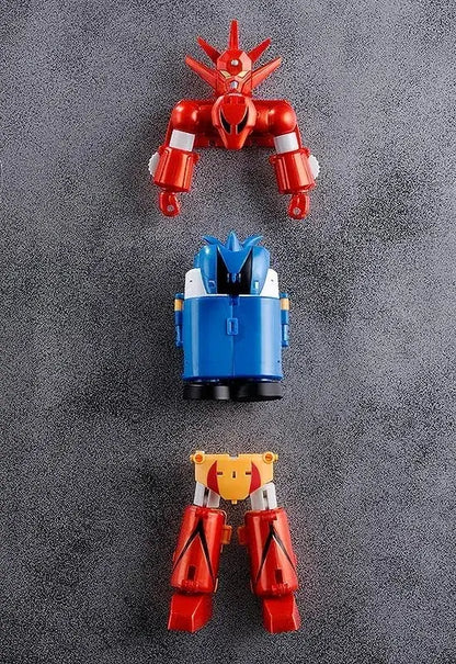 Freeing Getter Robo G Dynamic Change Plastic Painted Figure 4.9in