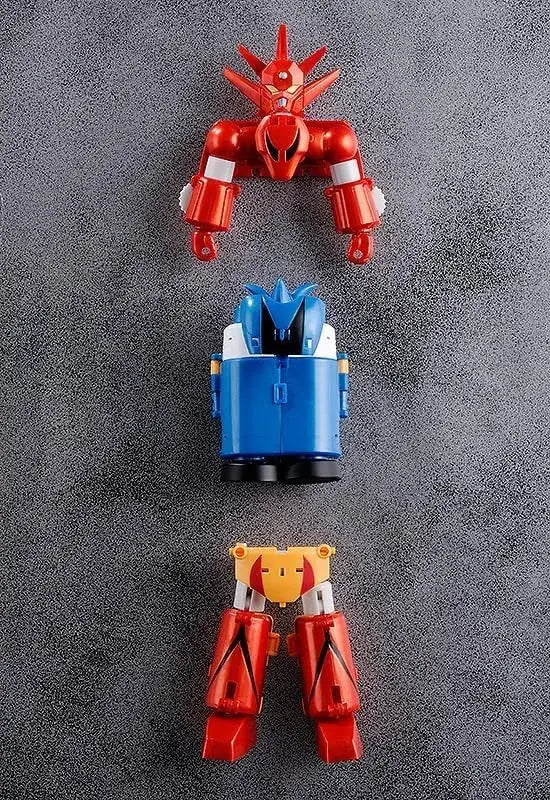 Freeing Getter Robo G Dynamic Change Plastic Painted Figure 4.9in