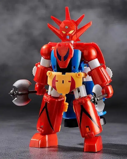 Freeing Getter Robo G Dynamic Change Plastic Painted Figure 4.9in