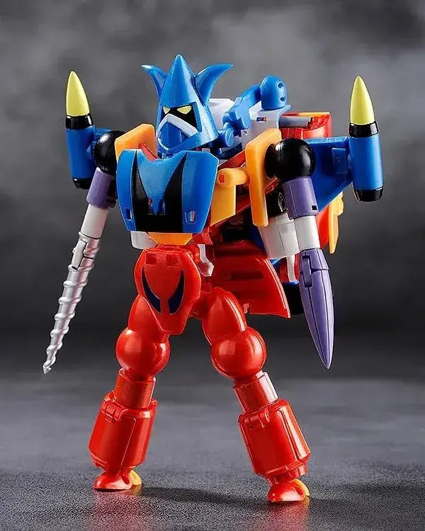Freeing Getter Robo G Dynamic Change Plastic Painted Figure 4.9in